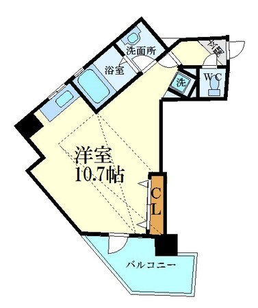 クレール富士見の物件間取画像